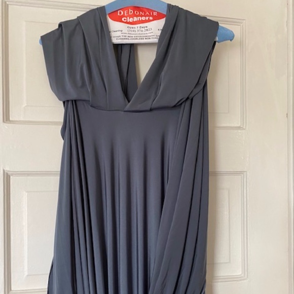 TwoBirds Charcoal Bridesmaid Dress - Picture 4 of 7